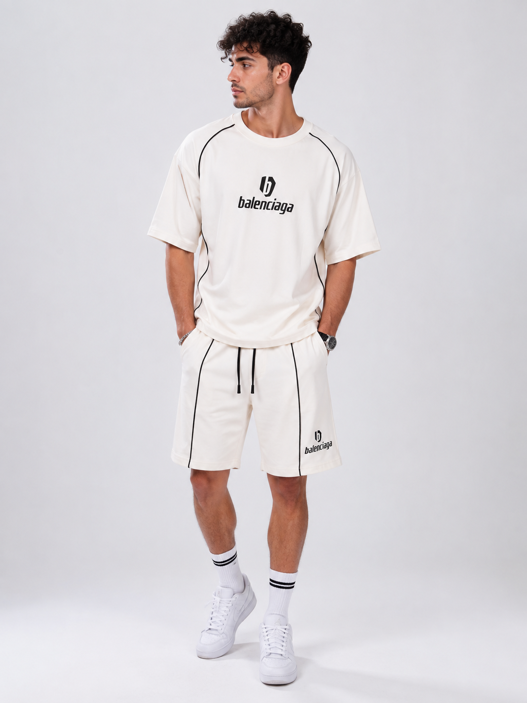 ست تیشرت شلوارک BALENCIAGA